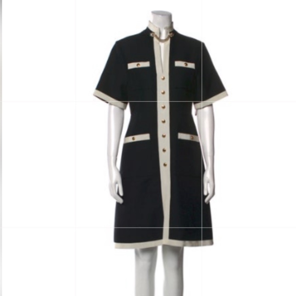 Gucci Black and Cream Dress